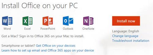 Install Office on your PC 