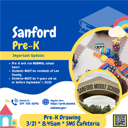 Sanford Pre-K Updates