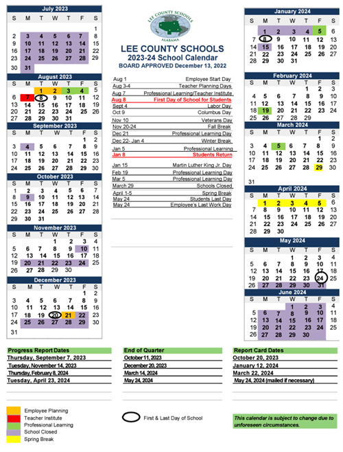 2025 Lee County School Calendar Christy Poland Info and News 2025 Lee County School Calendar Christy Poland Info and News